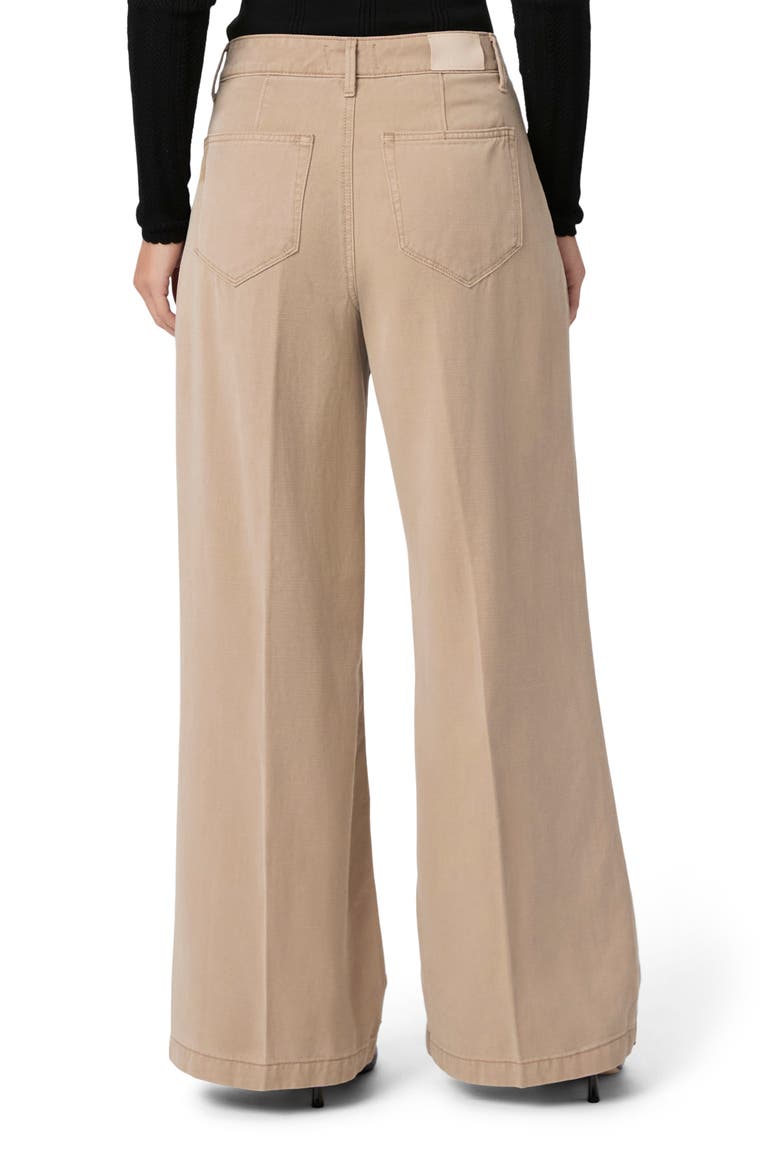 Aurora Pleated Wide Leg Pants, Alternate, color, VTGFLGSTNE