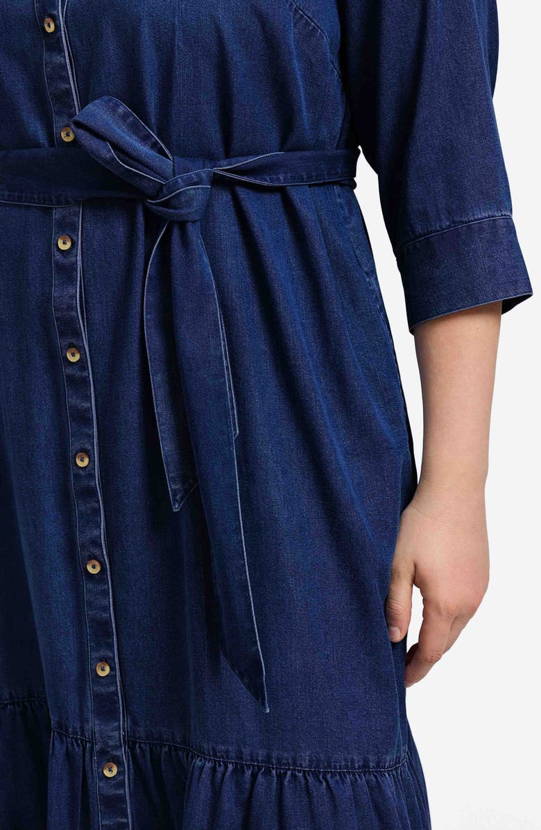 Foxcroft Ivy Denim Shirtdress, Alternate, color, 
