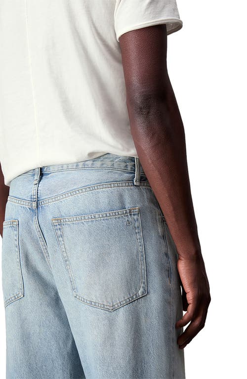 Rag & Bone Tapered Leg Jeans In Blue