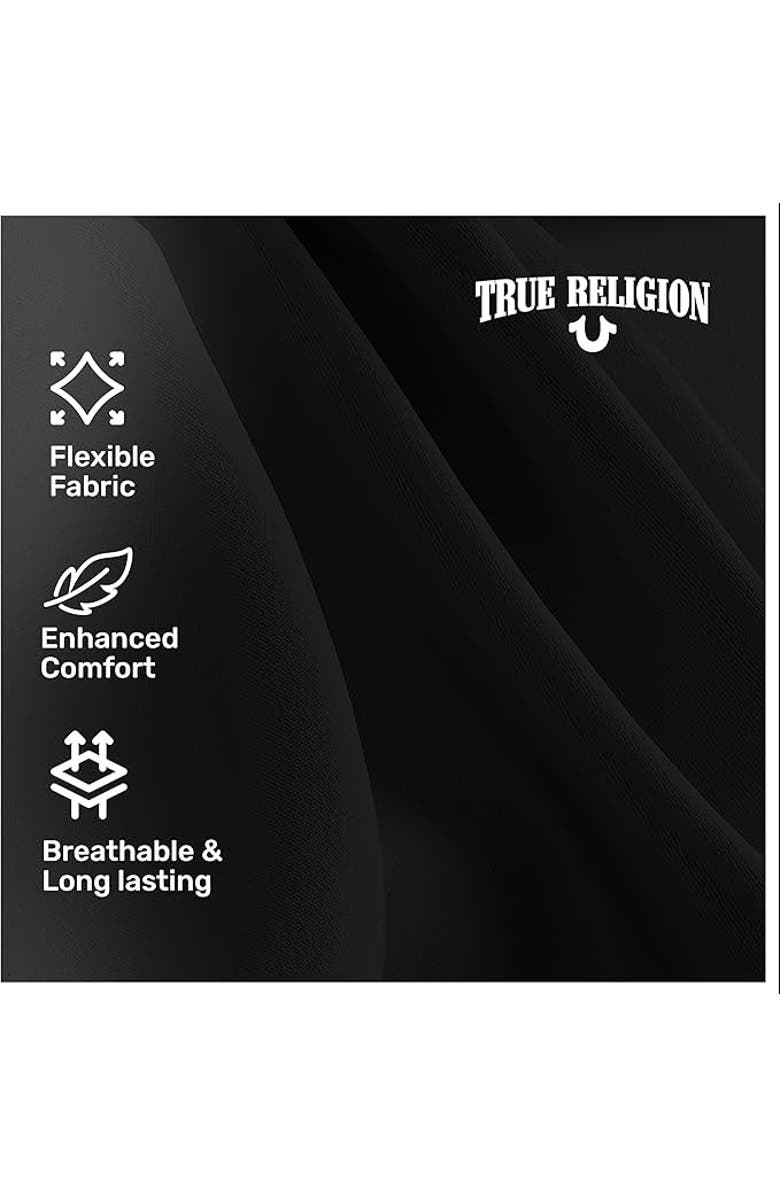 True Religion Briefs Soft Cotton Underwear Pack of 5, Alternate, color, Black