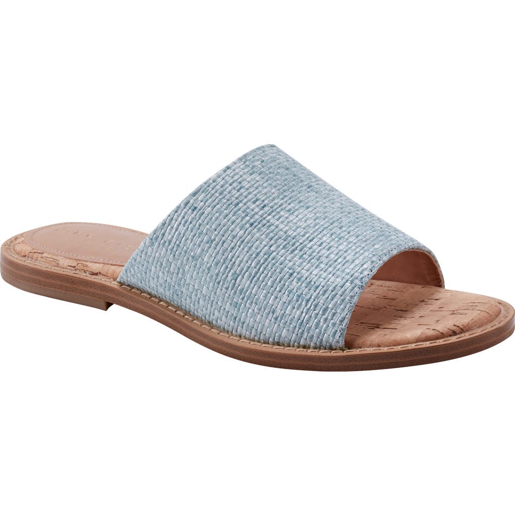 Marc Fisher Ltd Grayce Slide Sandal In Blue