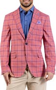 TailorByrd Textured Yarn Dyed Shadow Plaid Sport Coat