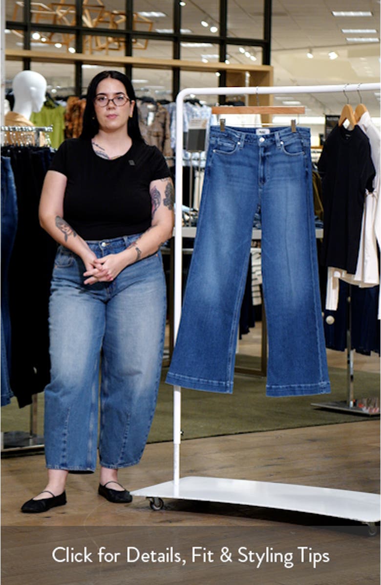 Leenah High Waist Wide Leg Jeans, sales video thumbnail