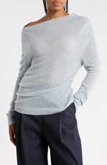 Freya One-Shoulder Alpaca-Blend Sweater