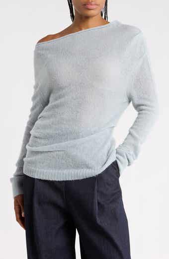 Freya One-Shoulder Alpaca-Blend Sweater