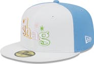New Era Men's New Era White Winston-Salem Dash Theme Nights Shags  59FIFTY Fitted Hat