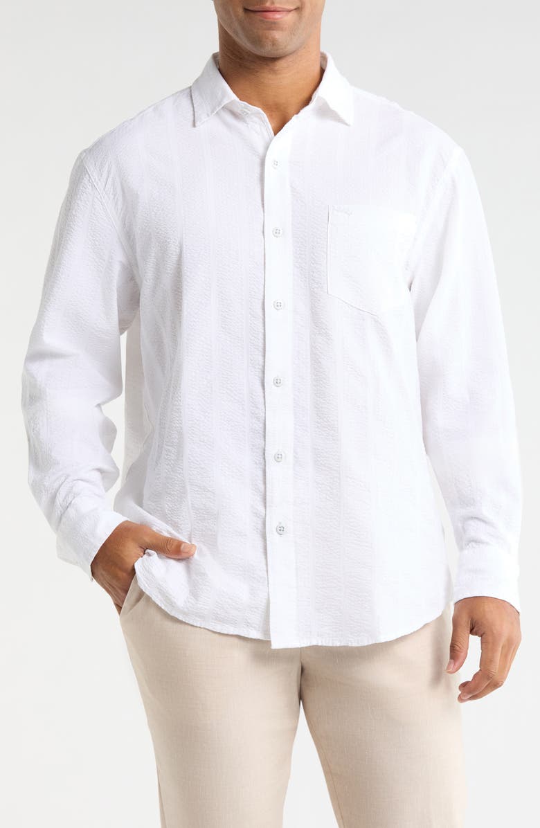 Tommy Bahama Nova Wave Button-Up Shirt, Main, color, White
