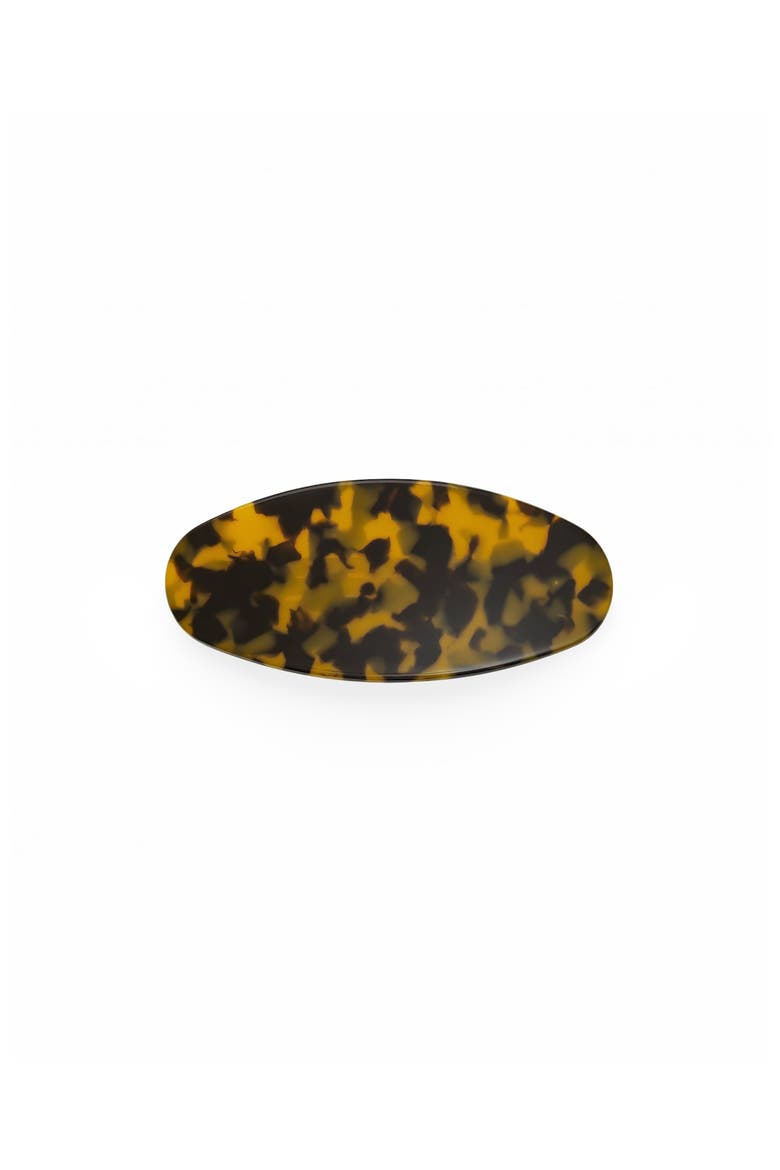 Jumbo Oval Barrette, Main, color, Classic Tortoise