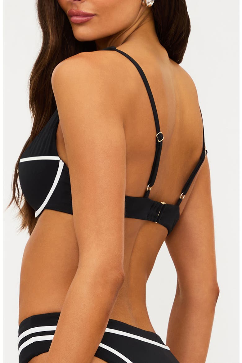 Lulu Bikini Top, Alternate, color, BANDANA BLACK