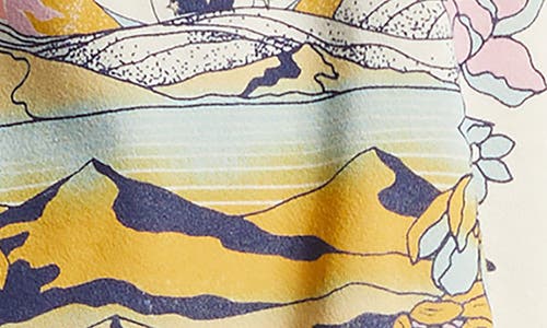 Billabong Ride In Cotton Blend Graphic Sweatshirt In White Cap 111