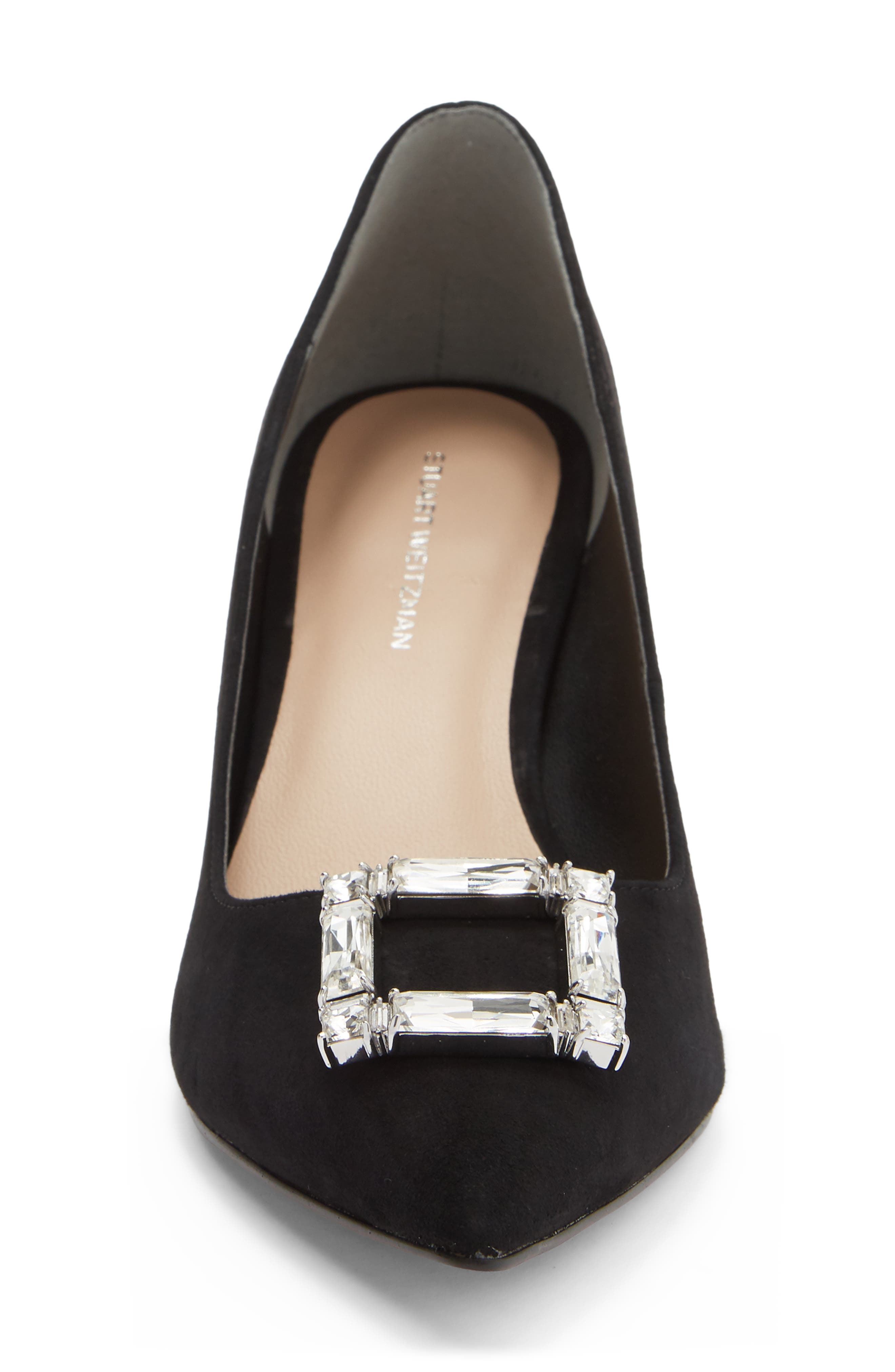 Stuart Weitzman June 75 Pump, Alternate, color, Black