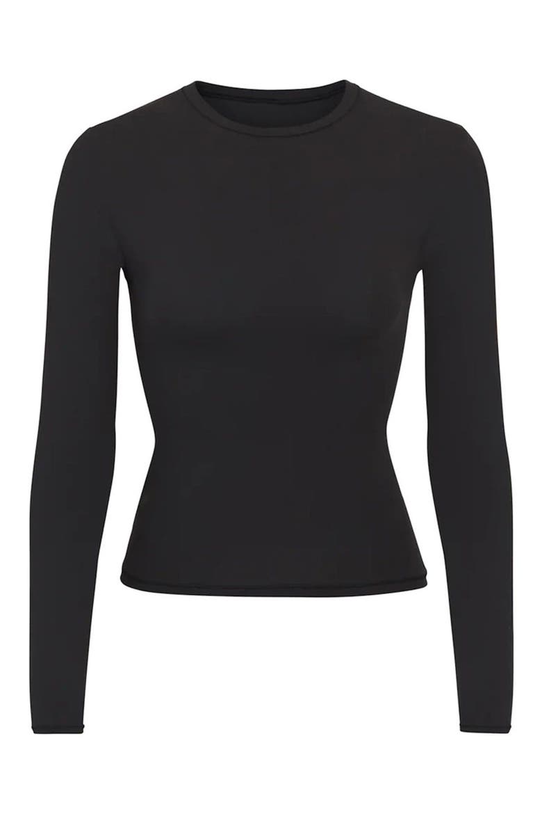 Fits Everybody Long Sleeve T-Shirt, Alternate, color, ONYX
