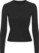 トップス everyone cotton long sleeve t-shirt M SKIMS Fits Everybody Long Sleeve T-Shirt | Nordstrom