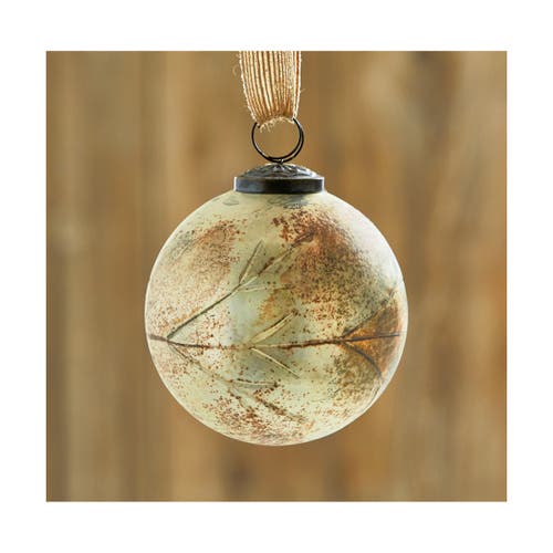 Tag Antique White Vine Cut Glass Ornament In Gold