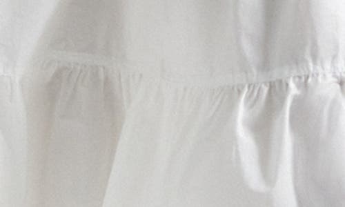 Derek Lam 10 Crosby Buffy Short Sleeve Cotton Utility Dress In White