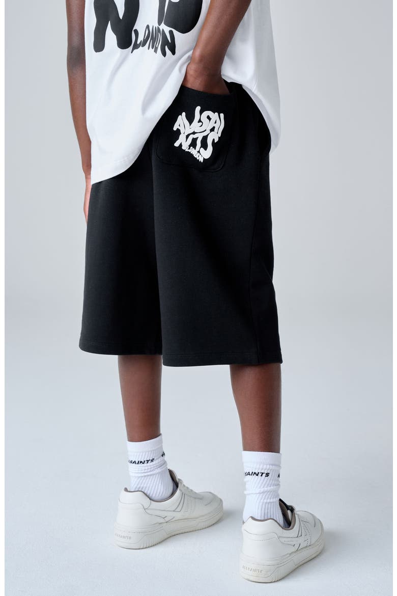 Kids' Orlando Sweat Shorts, Alternate, color, BLACK