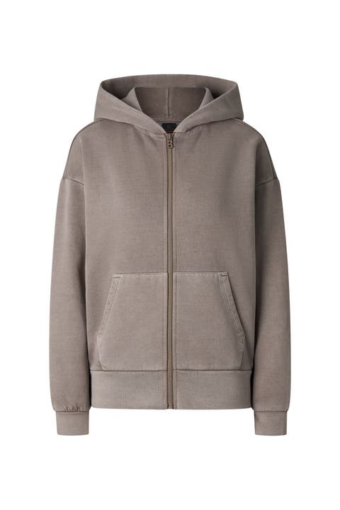 Ilona Cotton Hoodie Jersey Jacket