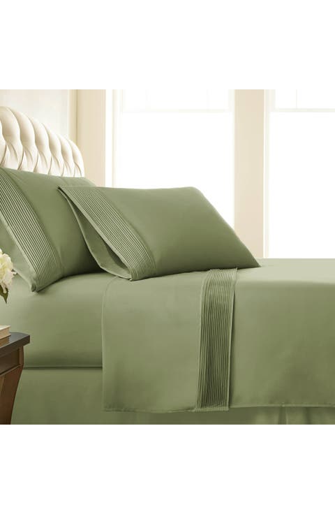 Premium Collection Pleated Extra Deep Pocket Sheet Set