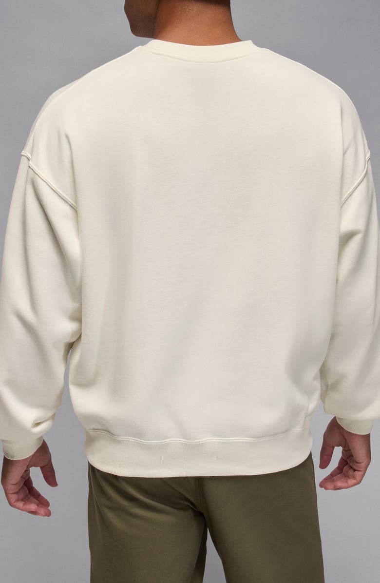 Jordan x Realtree Oversize Graphic Crewneck Sweatshirt, Alternate, color, Sail/ Black