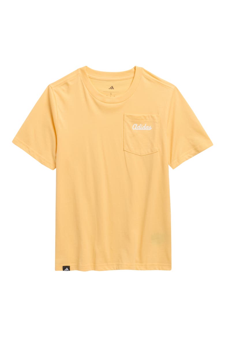 Kids' Logo Pocket T-Shirt, Main, color, ICE TANGERINE