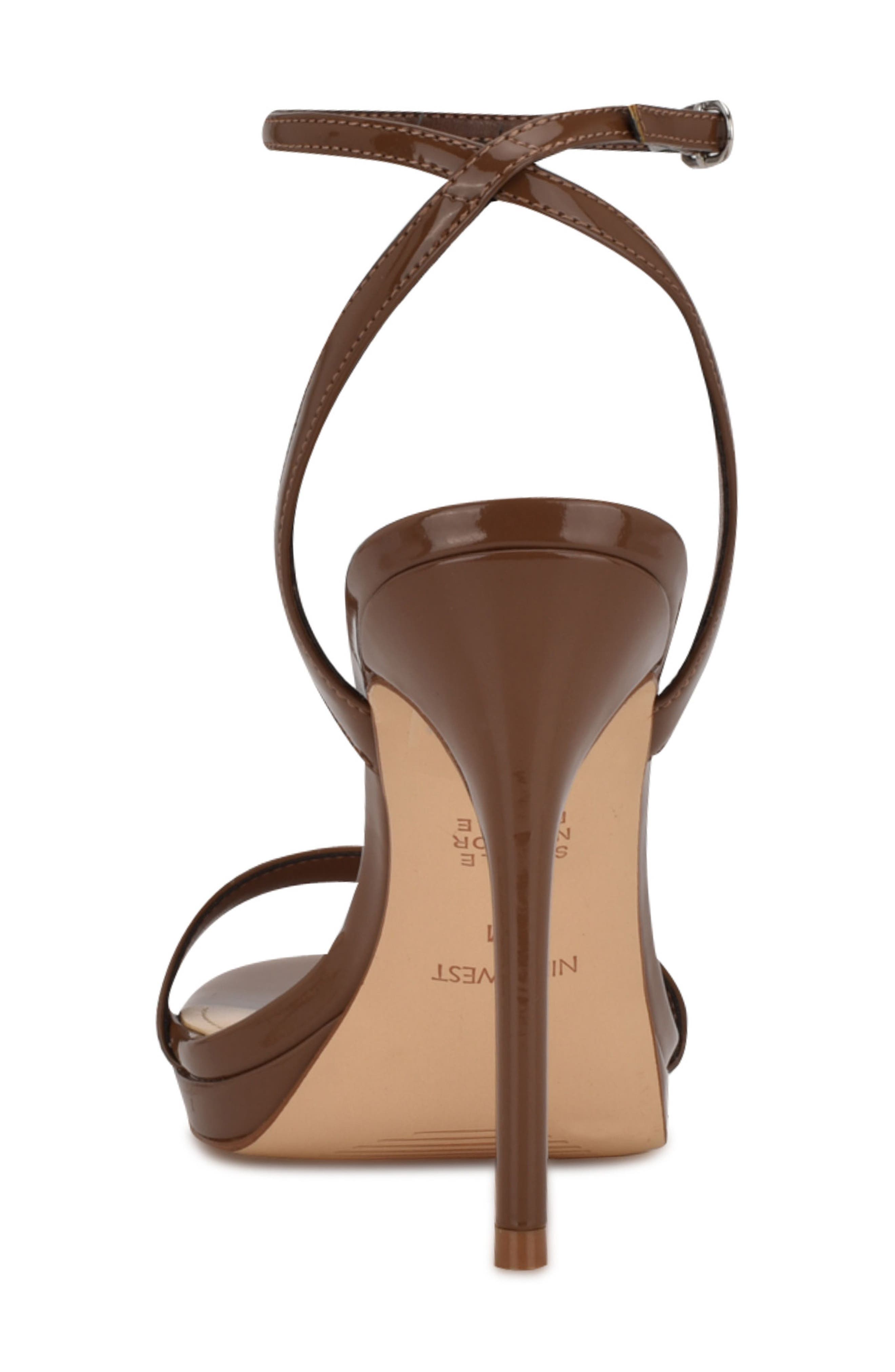 Loola Ankle Strap Sandal, Alternate, color, MAPLE PATENT
