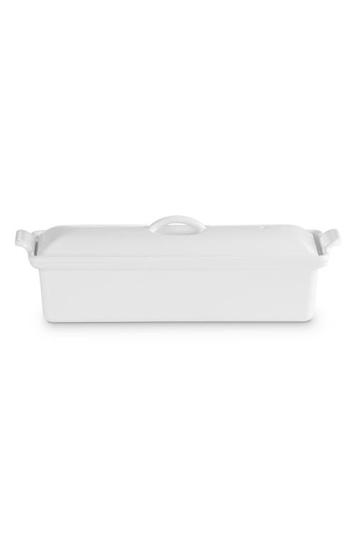 Le Creuset 1.5-quart Enameled Cast Iron Pate Terrine In White