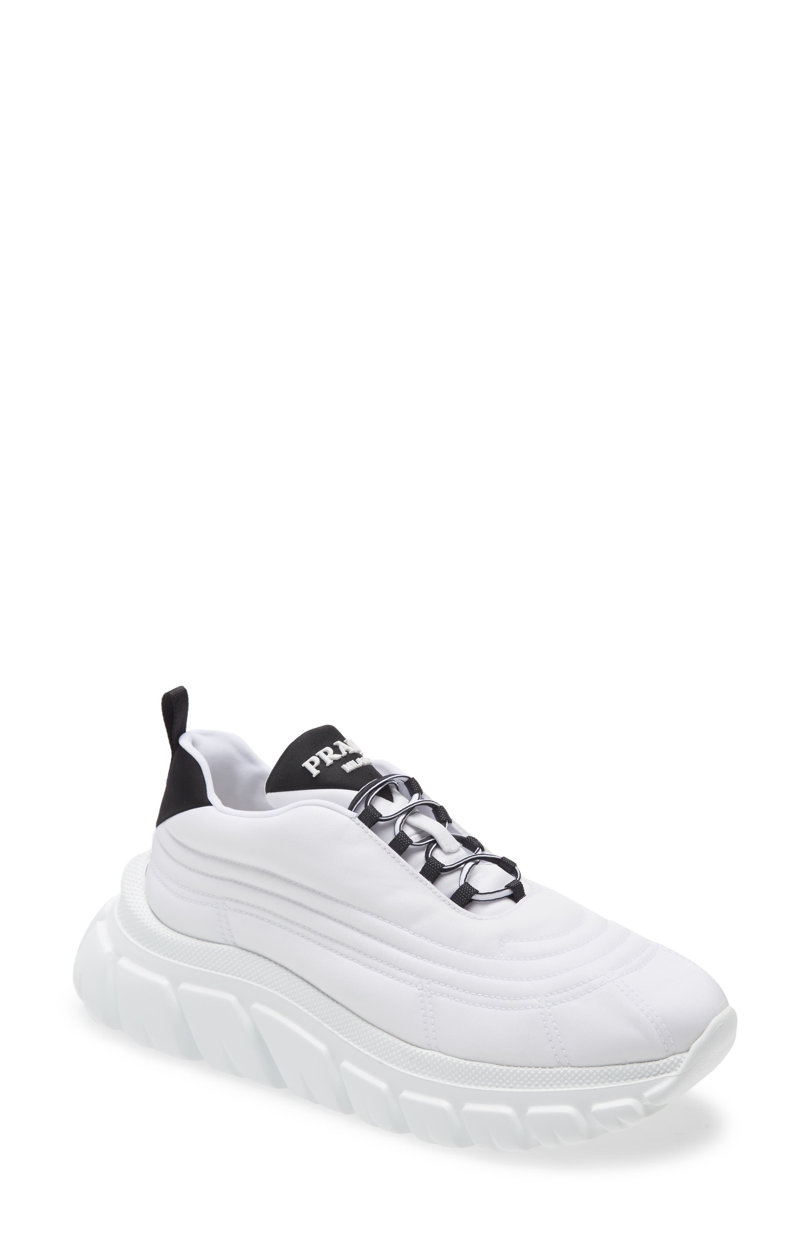 Prada Rush Re-Nylon Sneaker, Main, color, 