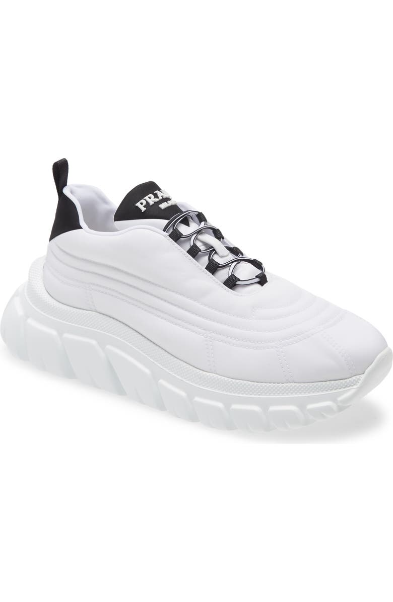 Prada Rush Re-Nylon Sneaker, Main, color,