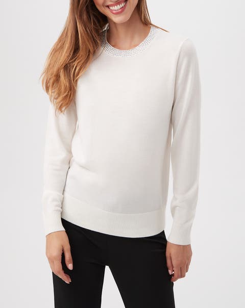 トリーナターク Trina Turk Barbier Sweater レディース Sweaters Black Larissa 2 Merino Wool Turtleneck Sweater Dress with Sheer