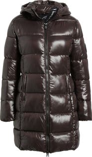Save The Duck Ines Water Repellent Longline Hooded Puffer Jacket