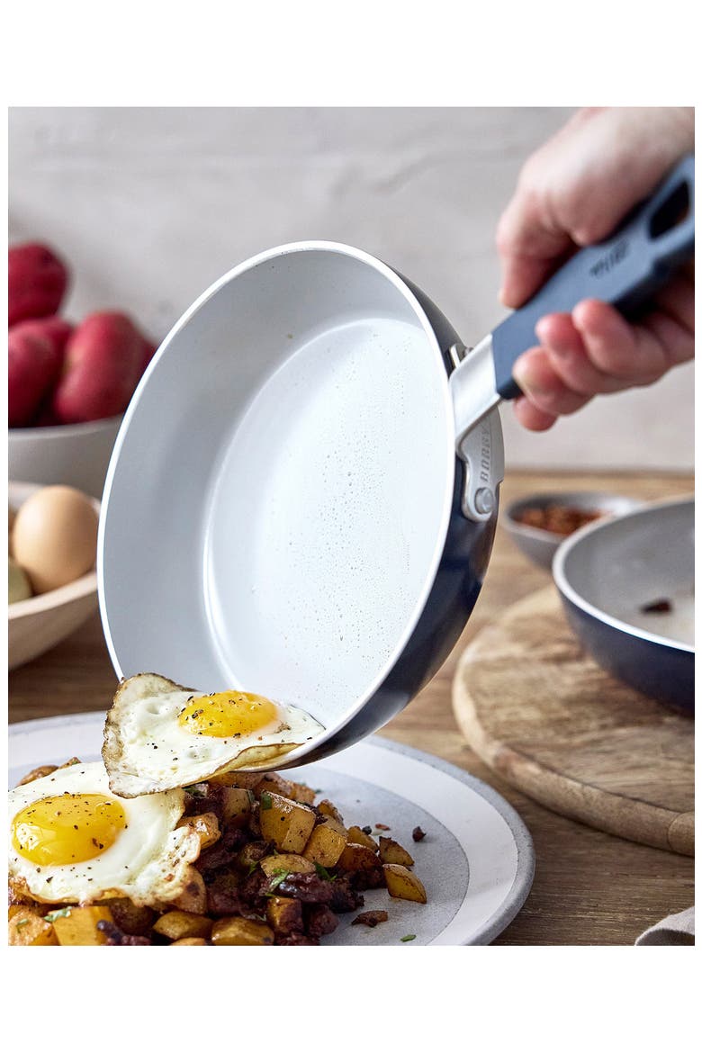 Bobby Flay Professional 10-Piece Ceramic Nonstick Cookware Set, Alternate, color, OXFORD BLUE