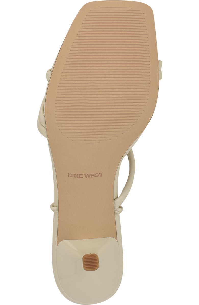 Nine West Hendy Ankle Wrap Sandal, Alternate, color, Ivory