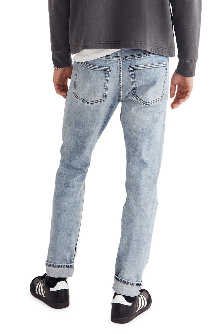 Slim Selvedge Jeans, Alternate, color, HAINES WASH