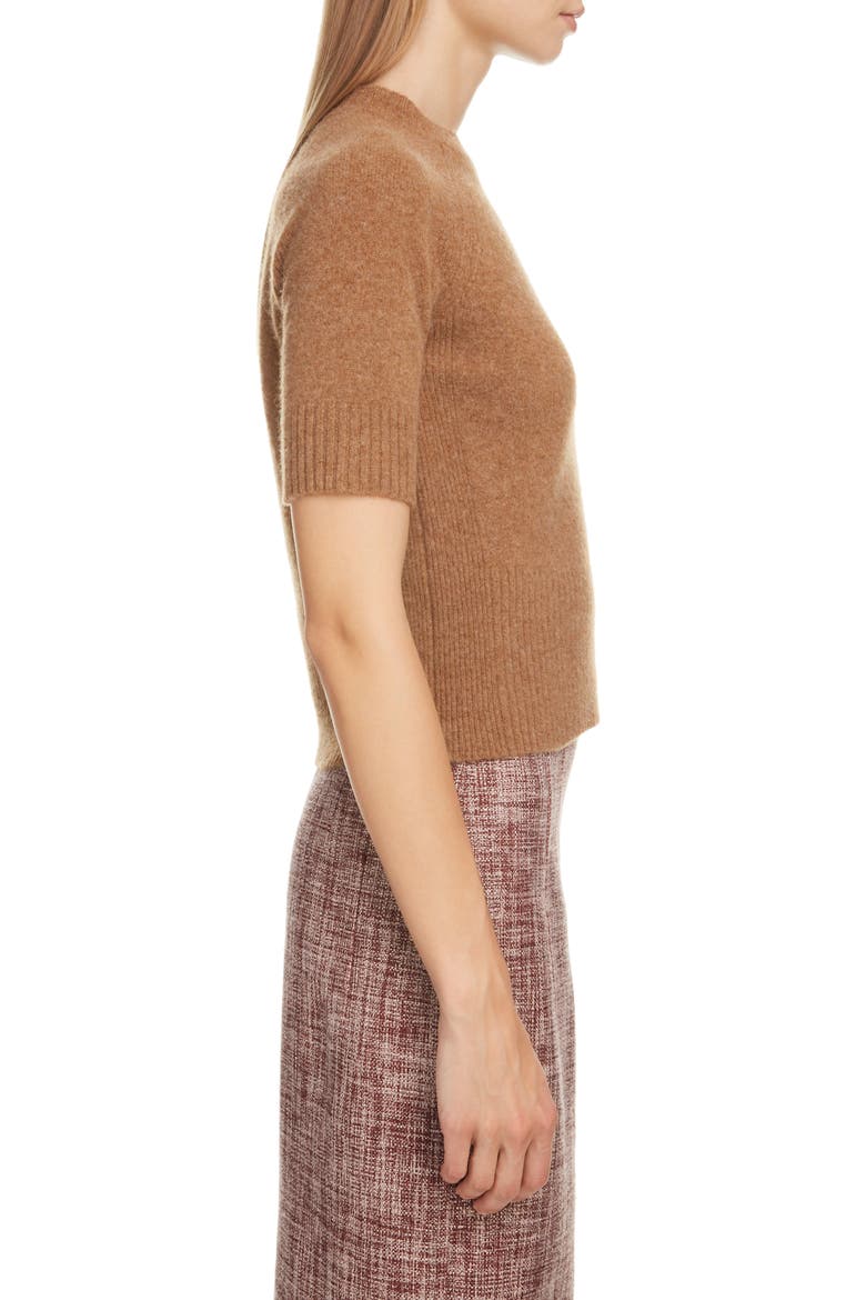 Melange Wool Sweater, Alternate, color, CAMEL MELANGE