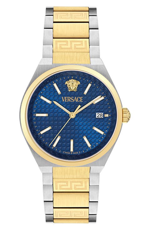 V-Auria Two-Tone Bracelet Watch, 39mm