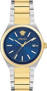 Versace V-Auria Two-Tone Bracelet Watch, 39mm