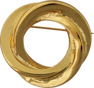 Panacea Interlocking Circle Brooch