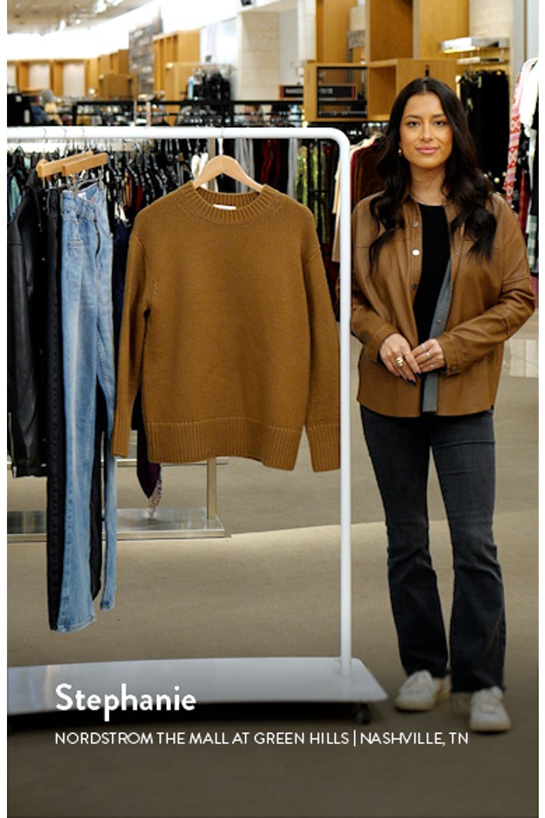 Oversize Balloon Sleeve Wool & Cashmere Sweater video
