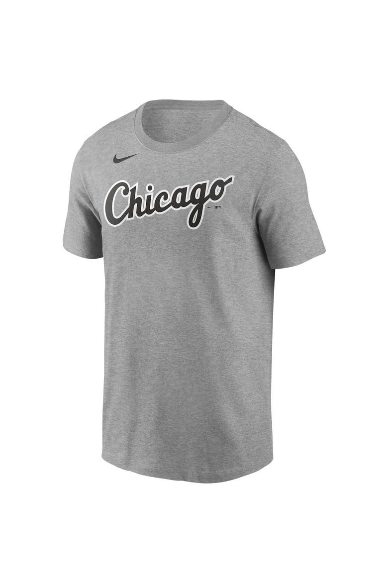 Men's Nike  Heather Gray Chicago White Sox Name & Number T-Shirt, Alternate, color, Heather Gray