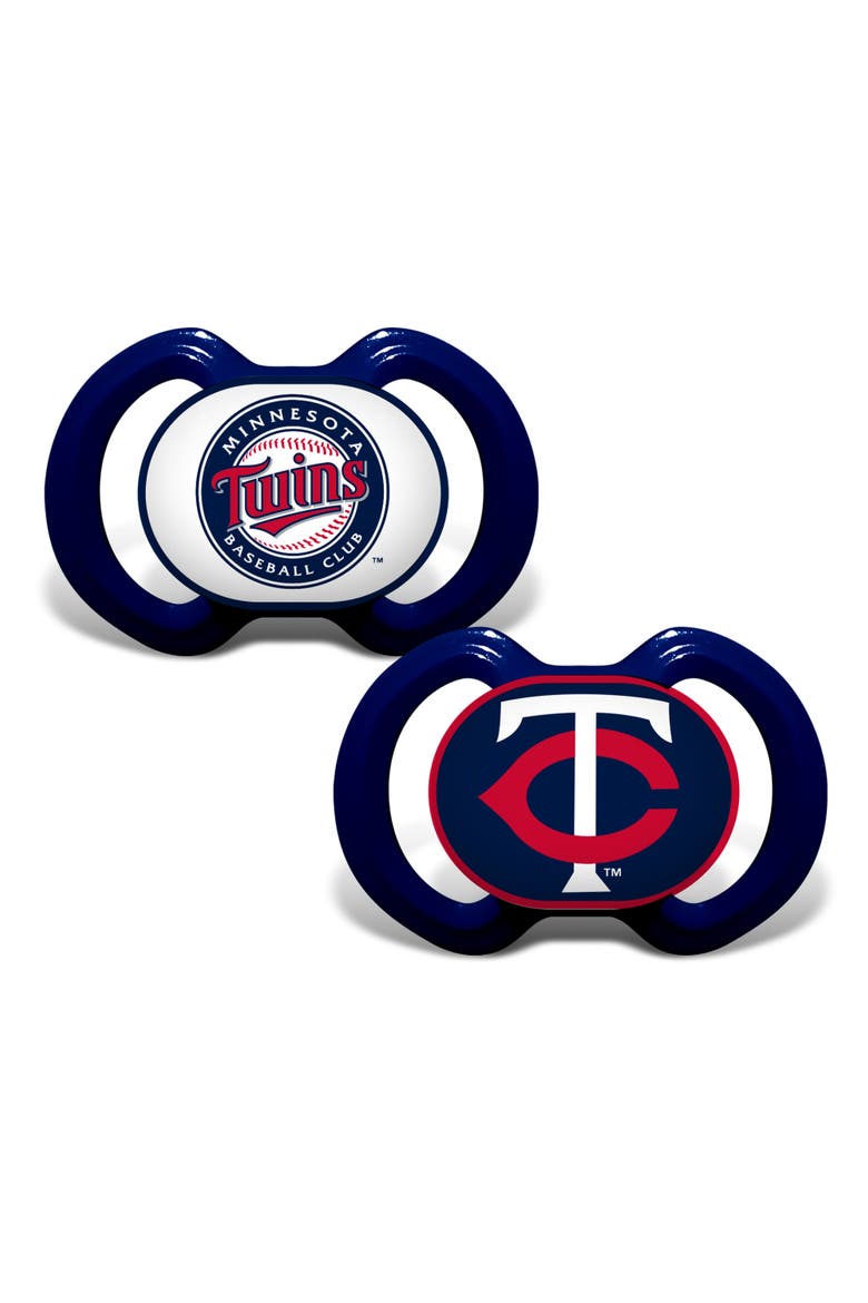 Minnesota Twins Pacifier 2-Pack, Main, color, Multicolor