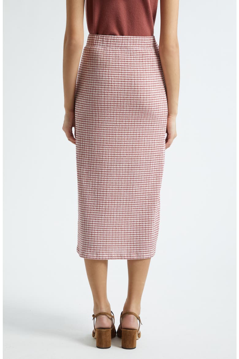 Stripe Midi Skirt, Alternate, color, ROSE JAM COMBO