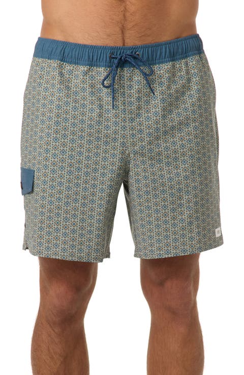 Hermosa Retro Swim Trunks