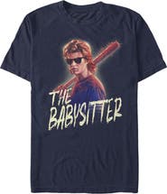 Stranger Things Netflix Men's Steve Cool Babysitter Short Sleeve Graphic T-Shirt