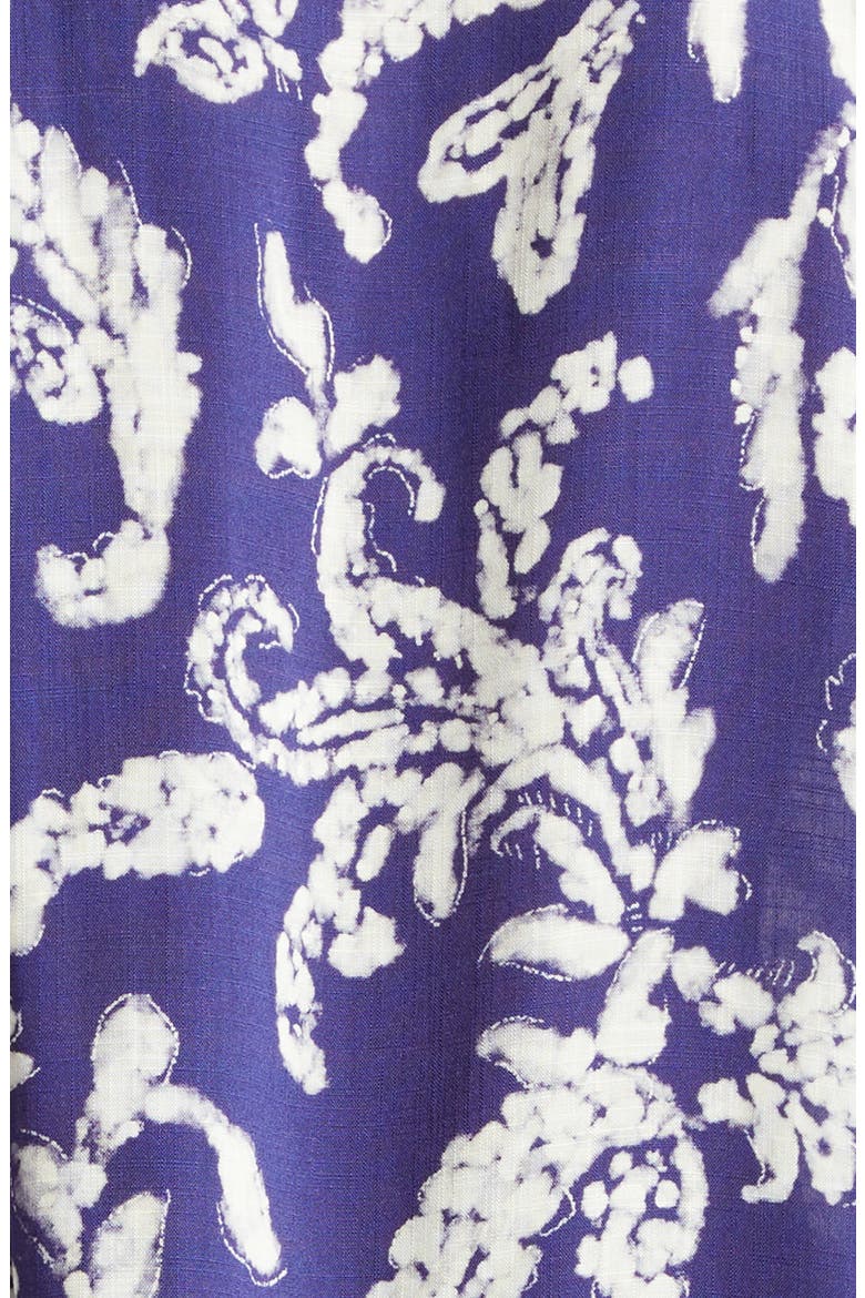 Hell Paisley Print Camp Shirt, Alternate, color, BLUE PAISLEY