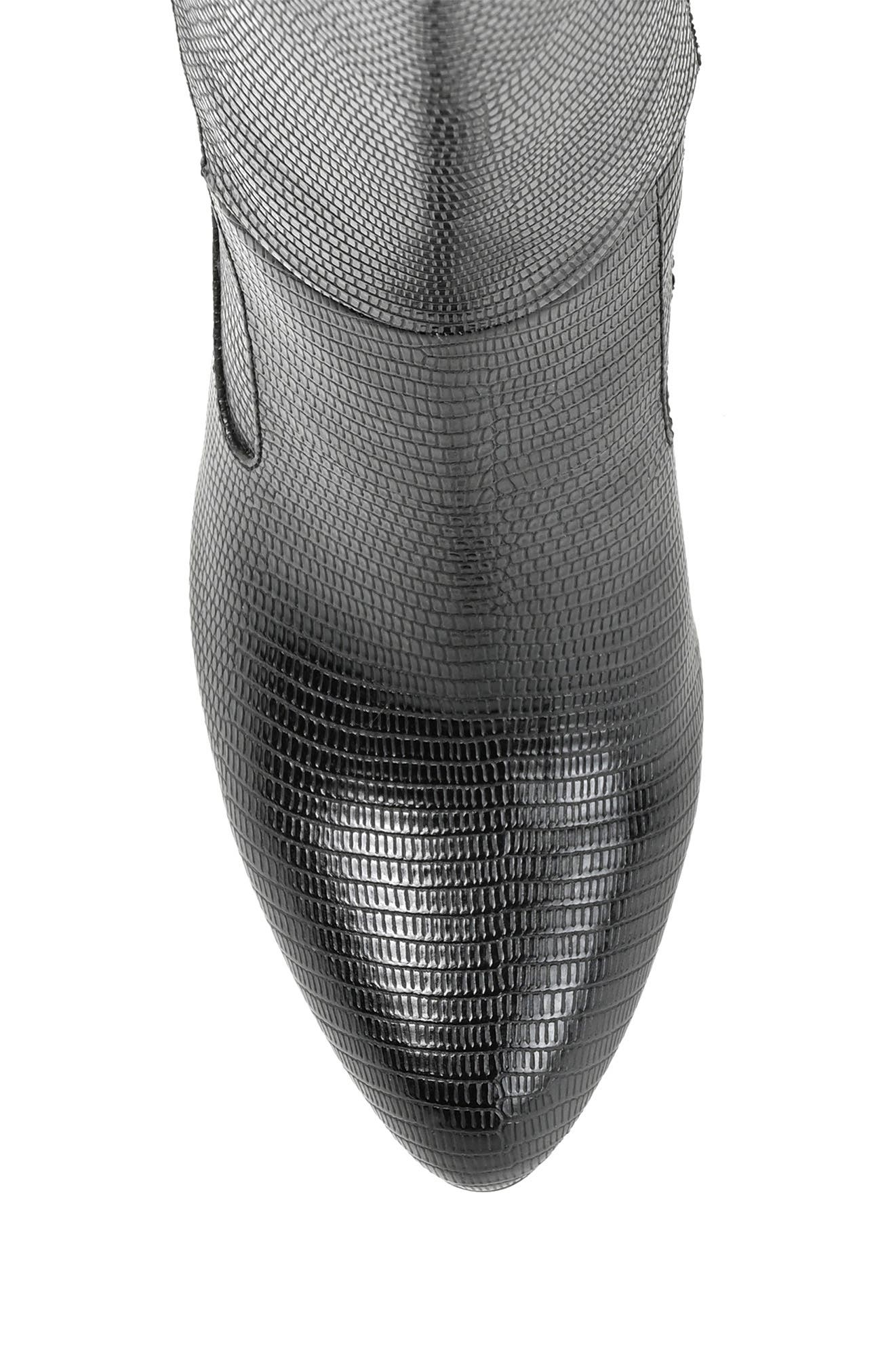 Journee Collection Tavia Embossd Tall Boot, Alternate, color, Black