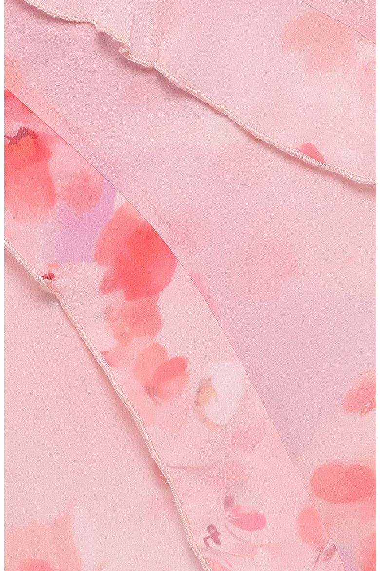 Alexia Off-Shoulder Maxi Dress, Alternate, color, PINK FLORAL