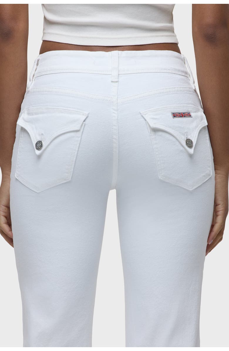 Hudson Jeans Dana Flap Pocket Flare, Alternate, color, White
