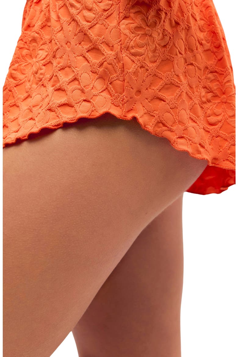 Alma Flutter Bikini Bottoms, Alternate, color, NECTARINE