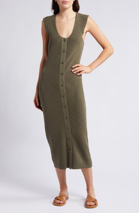 Button Front Sweater Dess