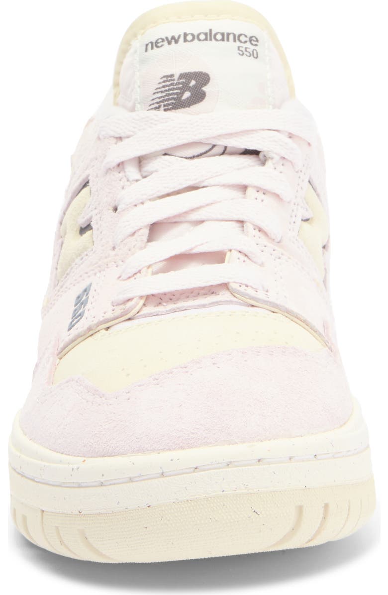 New Balance 550 Basketball Sneaker, Alternate, color, Linen/ Pink Granite